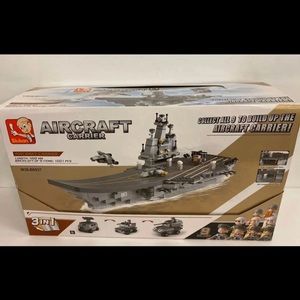 Sluban Lego  ARMY  Aircraft carrier 3 in 1 B,